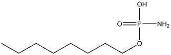 Amidophosphoric acid hydrogen octyl ester Struktur