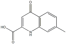 7-Methyl-1,4-dihydro-4-oxoquinoline-2-carboxylic acid Struktur