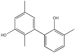 2,3',5-Trimethyl-1,1'-biphenyl-2',3-diol Struktur