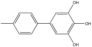 5-(4-Methylphenyl)benzene-1,2,3-triol Struktur