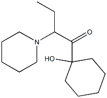 1-(1-Hydroxycyclohexyl)-2-piperidino-1-butanone Struktur