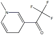 1-Methyl-3-(trifluoroacetyl)-1,4-dihydropyridine Struktur