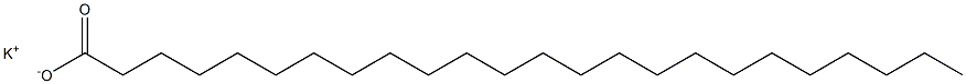 Tetracosanoic acid potassium salt Struktur