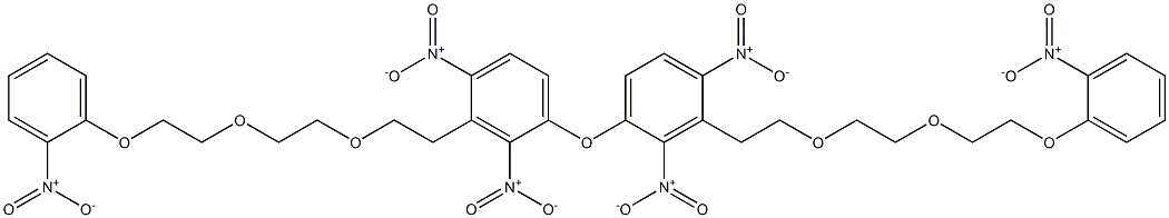 [2-[2-[2-(2-Nitrophenoxy)ethoxy]ethoxy]ethyl](2,4-dinitrophenyl) ether Struktur