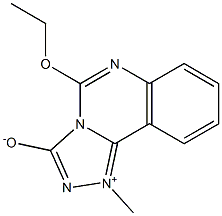 5-Ethoxy-1-methyl-1,2,4-triazolo[4,3-c]quinazolin-1-ium-3-olate Struktur