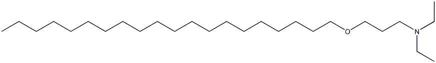 N,N-Diethyl-3-(icosyloxy)propylamine Struktur