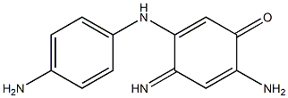 N-(4-Aminophenyl)-2,5-diamino-1,4-benzoquinone imine Struktur