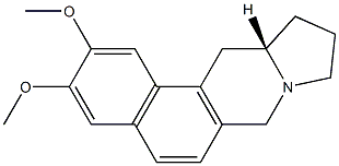 (10aS)-2,3-Dimethoxy-7,8,9,10,10a,11-hexahydro-7a-aza-7aH-cyclopenta[b]phenanthrene Struktur