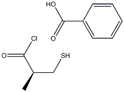 (R)-3-Chloro-2-methyl-3-oxopropane-1-thiol benzoate Struktur