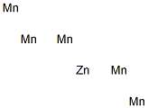 Pentamanganese zinc Struktur