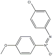 4-Methoxy-4'-chloroazoxybenzene Struktur