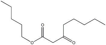 3-Ketocaprylic acid pentyl ester Struktur