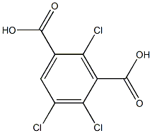 2,4,5-Trichloroisophthalic acid Struktur