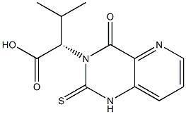 (2S)-2-[(1,2,3,4-Tetrahydro-4-oxo-2-thioxopyrido[3,2-d]pyrimidin)-3-yl]-3-methylbutyric acid Struktur