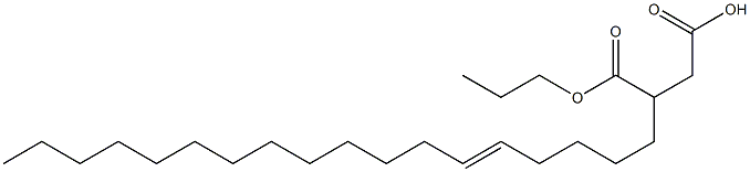 3-(5-Octadecenyl)succinic acid 1-hydrogen 4-propyl ester Struktur