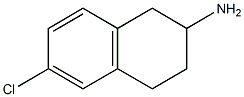 1,2,3,4-Tetrahydro-6-chloronaphthalen-2-amine Struktur