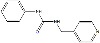 3-(4-Pyridylmethyl)-1-phenylurea Struktur