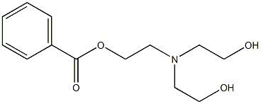 Benzoic acid 2-[bis(2-hydroxyethyl)amino]ethyl ester Struktur