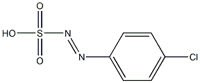 p-Chlorobenzenediazosulfonic acid Struktur