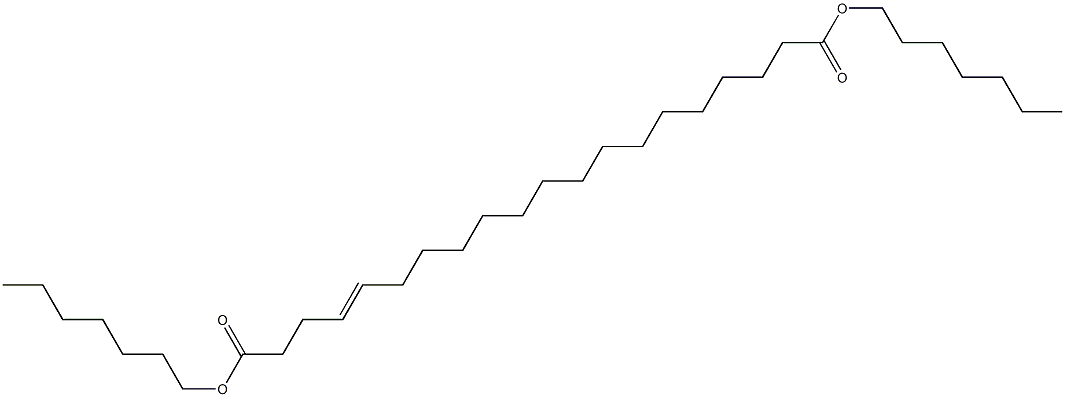 4-Icosenedioic acid diheptyl ester Struktur