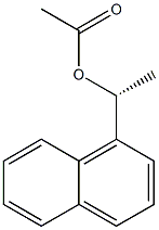 (R)-1-(1-Naphtyl)ethanol acetate Struktur