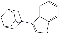 1-(Benzo[b]thiophen-3-yl)adamantane Struktur