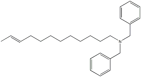 (10-Dodecenyl)dibenzylamine Struktur