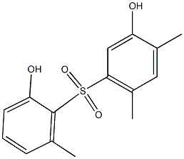 2',3-Dihydroxy-4,6,6'-trimethyl[sulfonylbisbenzene] Struktur