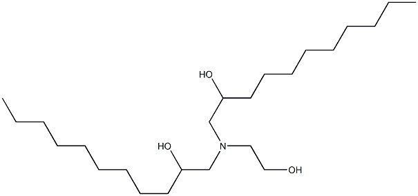 1,1'-[(2-Hydroxyethyl)imino]bis(2-undecanol) Struktur