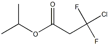 3-Chloro-3,3-difluoropropionic acid isopropyl ester Struktur