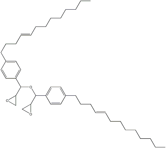 4-(4-Tridecenyl)phenylglycidyl ether Struktur