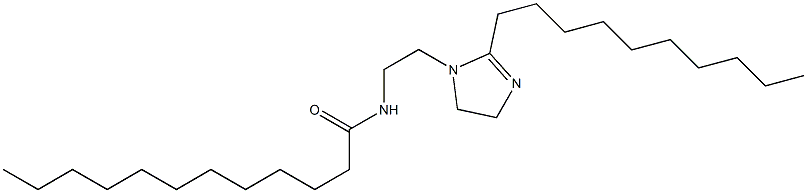 1-(2-Lauroylaminoethyl)-2-decyl-2-imidazoline Struktur