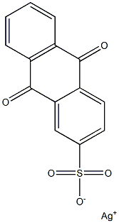 9,10-Dihydro-9,10-dioxoanthracene-2-sulfonic acid silver(I) salt Struktur