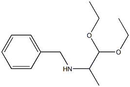 2-(Benzylamino)propanal diethyl acetal Struktur