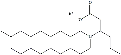 3-(Dinonylamino)hexanoic acid potassium salt Struktur