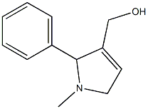 2,5-Dihydro-1-methyl-2-phenyl-1H-pyrrole-3-methanol Struktur