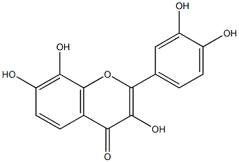 3,3',4',7,8-Pentahydroxyflavone Struktur