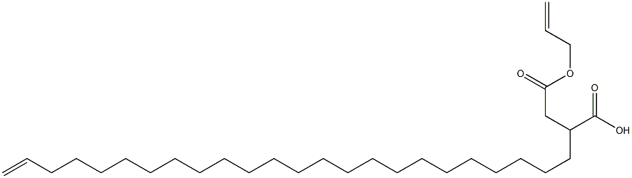 2-(23-Tetracosenyl)succinic acid 1-hydrogen 4-allyl ester Struktur