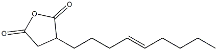 3,4-Dihydro-3-(4-nonenyl)-2,5-furandione Struktur