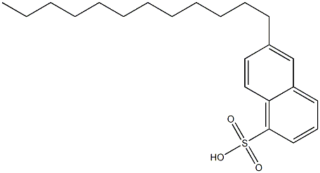 6-Dodecyl-1-naphthalenesulfonic acid Struktur