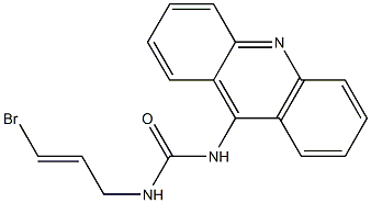 1-(9-Acridinyl)-3-(3-bromoallyl)urea Struktur