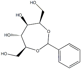 2-O,5-O-Benzylidene-L-glucitol Struktur