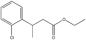 3-(o-Chlorophenyl)butyric acid ethyl ester Struktur