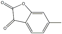 6-Methyl-2,3-dihydrobenzofuran-2,3-dione Struktur