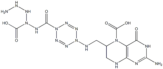 5-Deazatetrahydrofolic acid Struktur