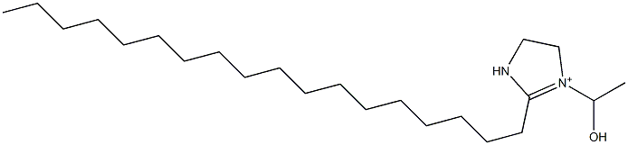 1-(1-ヒドロキシエチル)-2-オクタデシル-1-イミダゾリン-1-イウム 化學(xué)構(gòu)造式