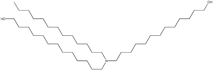 13,13'-(Tridecylimino)bis(1-tridecanol) Struktur