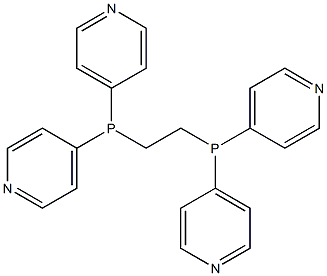 Ethylenebis[bis(4-pyridyl)phosphine] Struktur