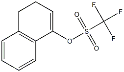 1,2-Dihydronaphthalene-4-ol trifluoromethanesulfonate Struktur