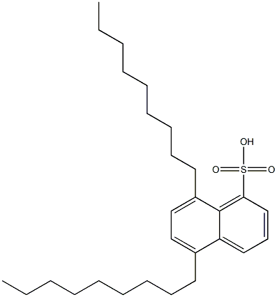 5,8-Dinonyl-1-naphthalenesulfonic acid Struktur